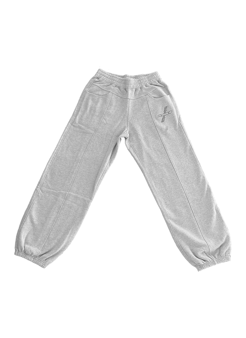 Cross Logo Grey Sweatpants